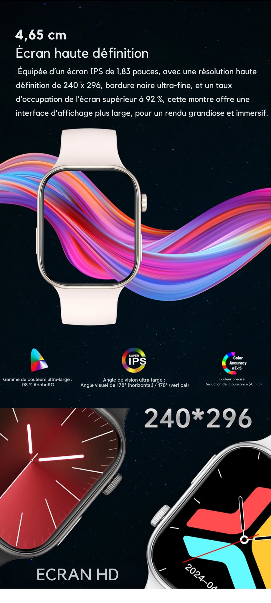 Montre Connectée P98 SIMSONLAB