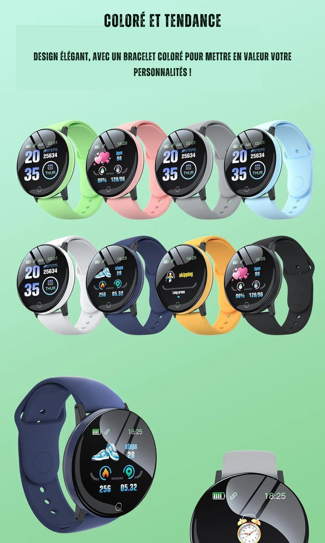Montre Connectée MOSIZAVE BlueFit