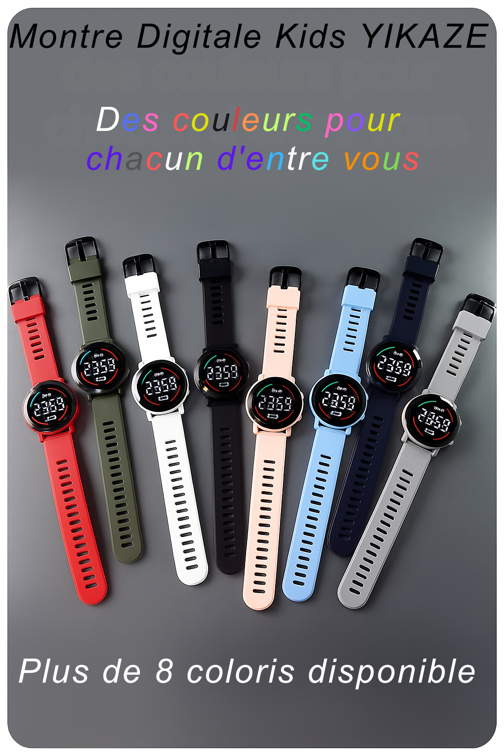 Montre Digitale LED YIKAZE V2