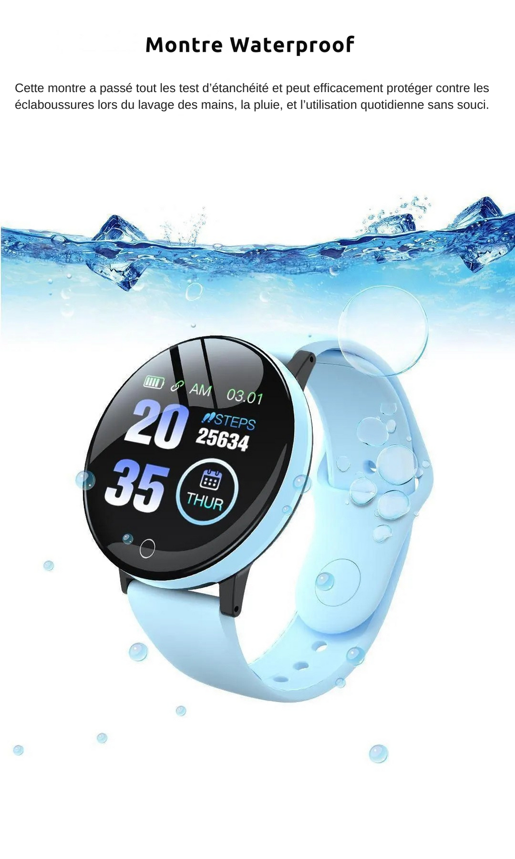 Montre Connectée MOSIZAVE BlueFit