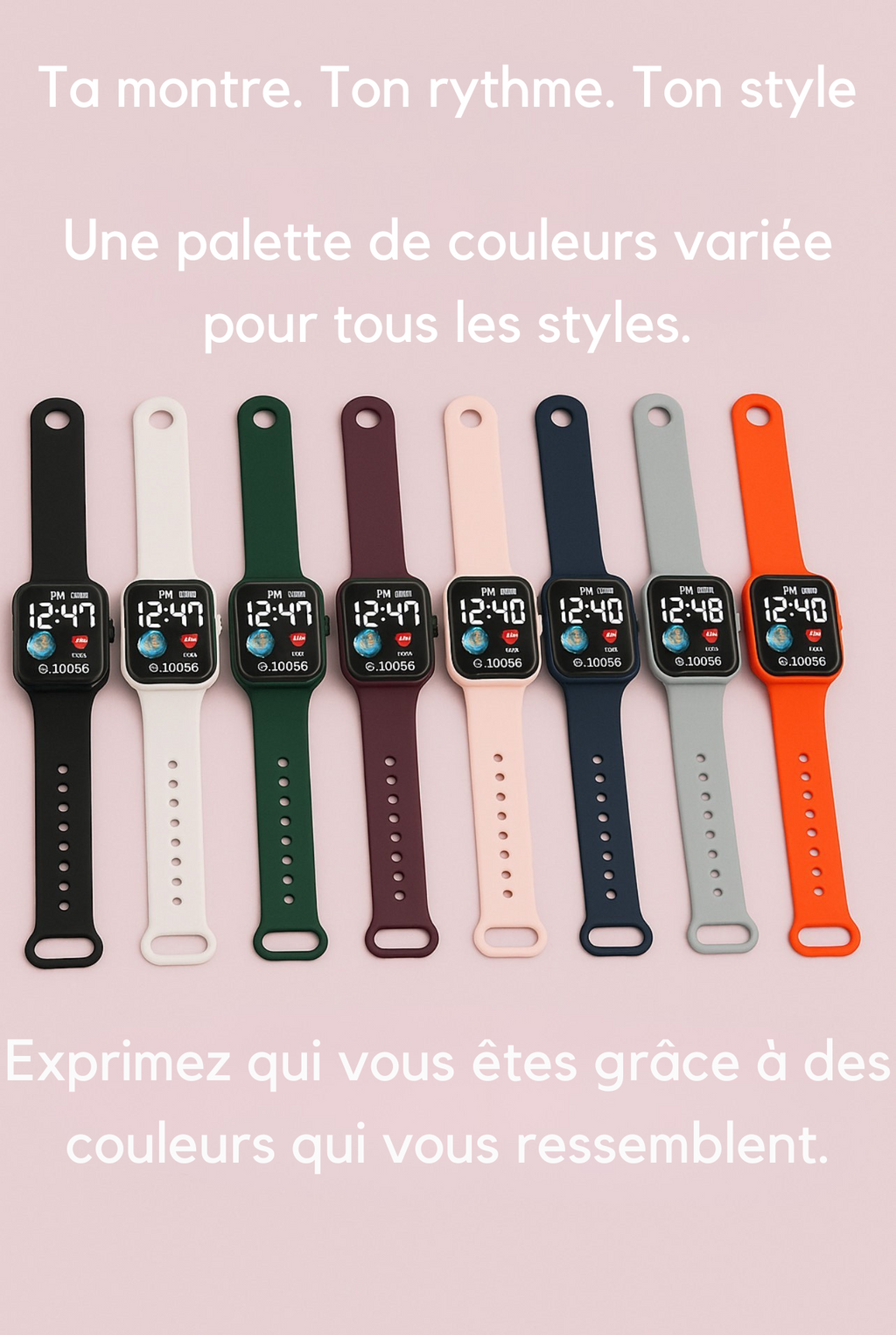 Montre Digitale LED YIKAZE V1