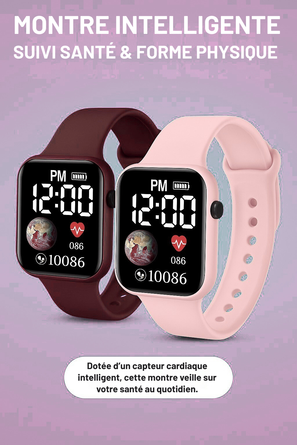 Montre Digitale LED YIKAZE V1