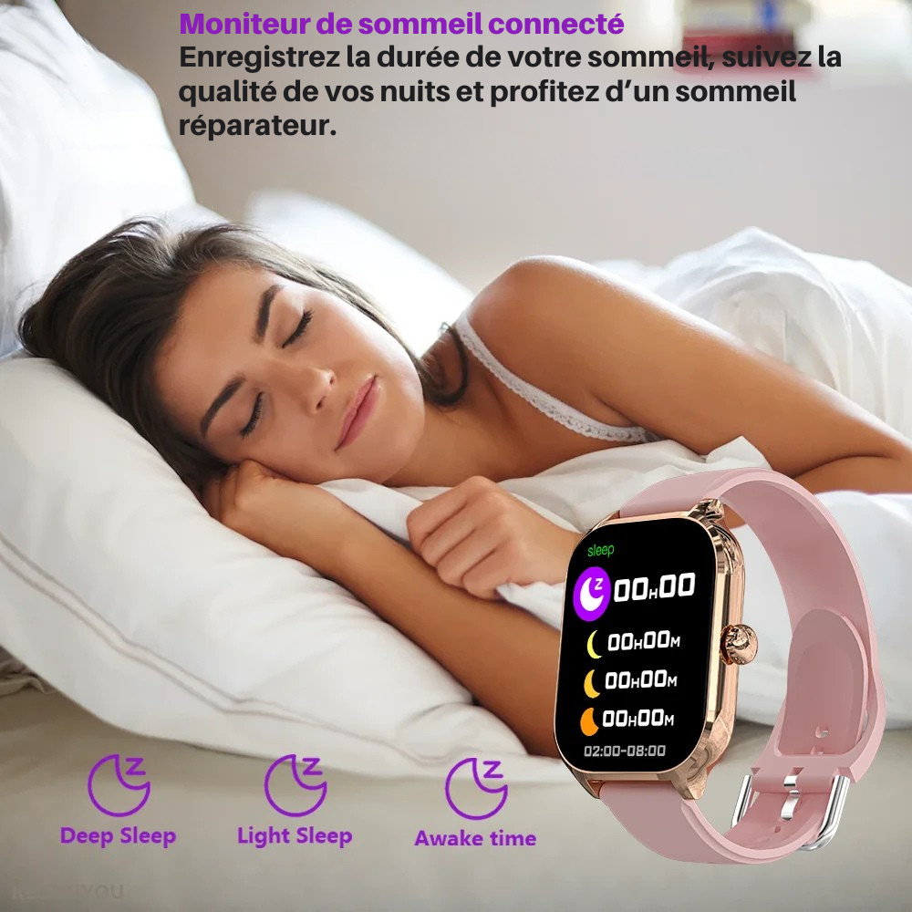 Montre Connectée KESHUYOU H9 Pro MAX