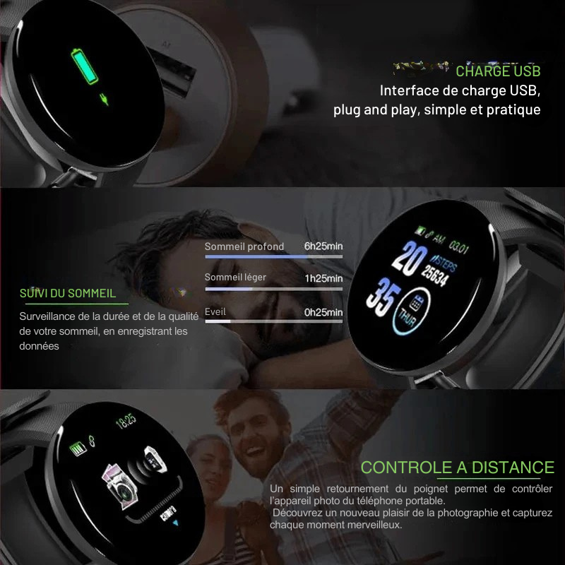 Montre Connectée MOSIZAVE BlueFit
